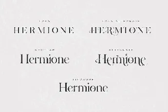 Hermione Typeface font