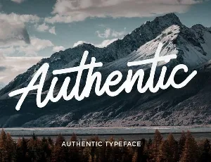 Authentic Monoline Script Free Download font