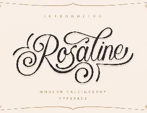 Rosaline Script Free font