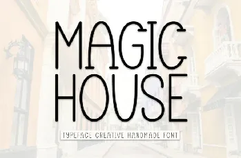 Magic House Display font