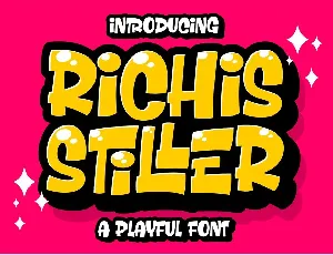 Richis Stiller font