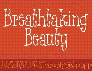 Breathtaking Beauty DEMO font