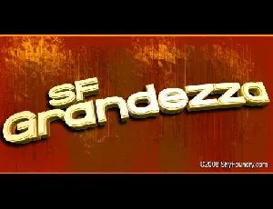 SF Grandezza font