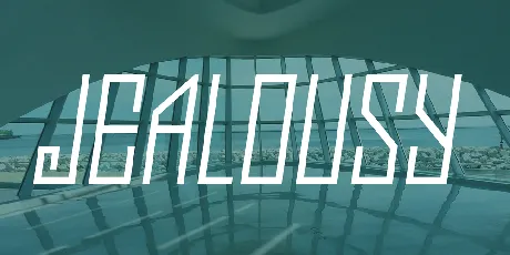 Jealousy font