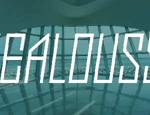 Jealousy font