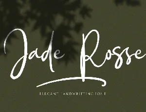 Jade Rosse font