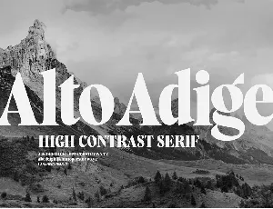 Alto Adige font