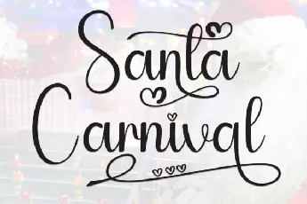 Santa Carnival Script font