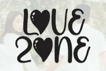 Love Zone Display font