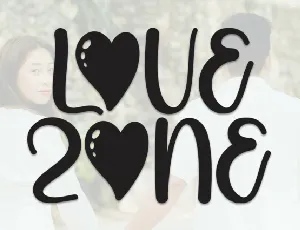 Love Zone Display font