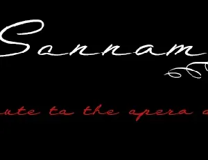 La Sonnambula Free font