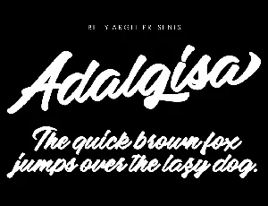 Adalgisa Personal Use font