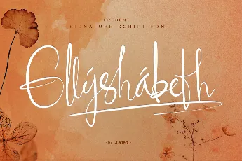 Ellyshabeth Demo font