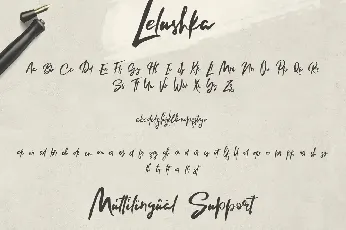 Lelushka font