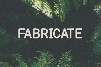 Fabricate font