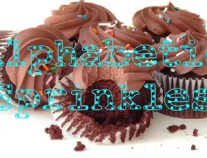 AlphabeticSprinkles font