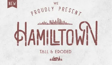 Hamilltown font