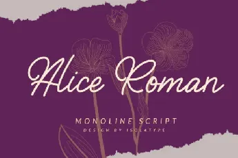 Alice Roman font