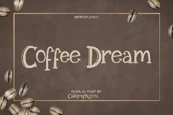 Coffee Dream font