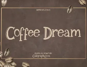 Coffee Dream font