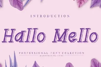 Hallo Mello Display font