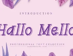 Hallo Mello Display font