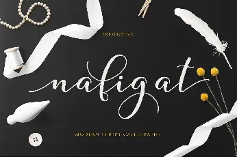 Nafigat Script font