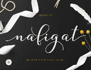 Nafigat Script font