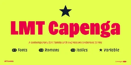 LMT Capenga font