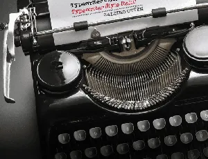 Typewriter Style font