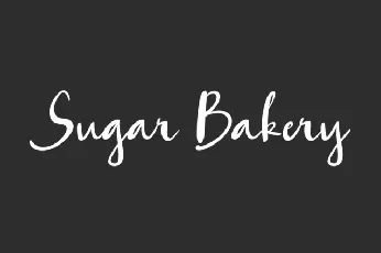 Sugar Bakery font