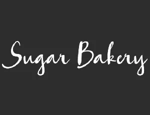 Sugar Bakery font