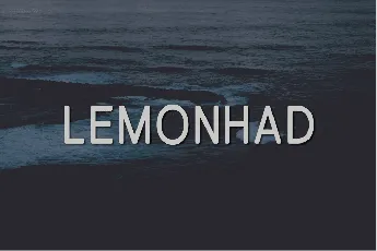 Lemonhad font