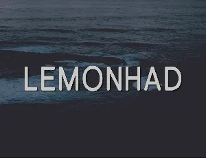 Lemonhad font