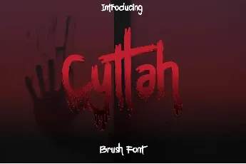 Cyttah Demo font