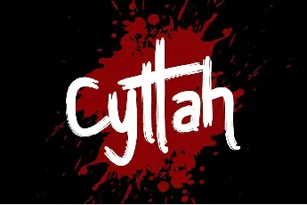 Cyttah Demo font