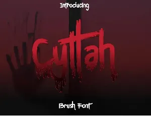 Cyttah Demo font