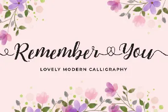 RememberYou font