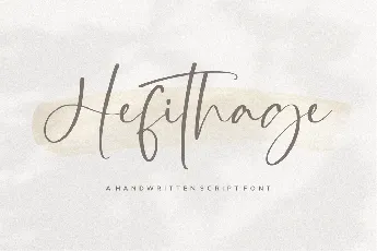 Hefithage font