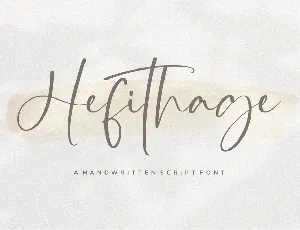 Hefithage font