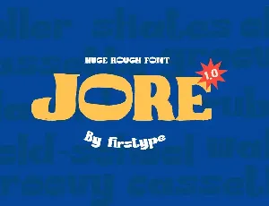 Jore font