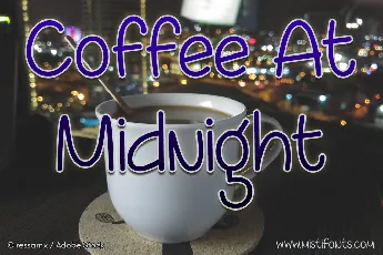 Coffee At Midnight Demo font