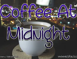 Coffee At Midnight Demo font