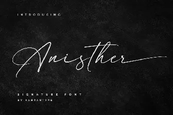 Anisther font