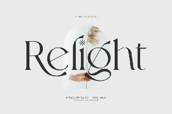 Relight font