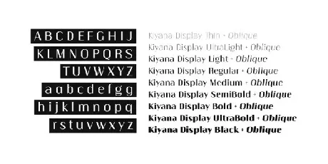 Kiyana Sans Family font