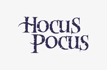 Hocus Pocus Family font