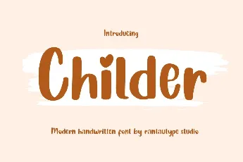 Childer font
