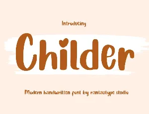 Childer font