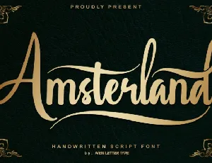 Amsterlands font